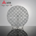 ATO creative tableware galss plate round glass plate